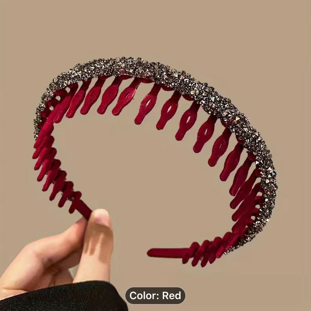 1 of hair band widened toothed comb headwear hairpin